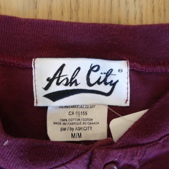 Student Council 94-95 Grade 11 Rep Ash City Buttons Red Medium Long Sleeve Shirt - Picture 3 of 3